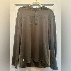 Cabana Life Men’s Grey Sport Zip Top